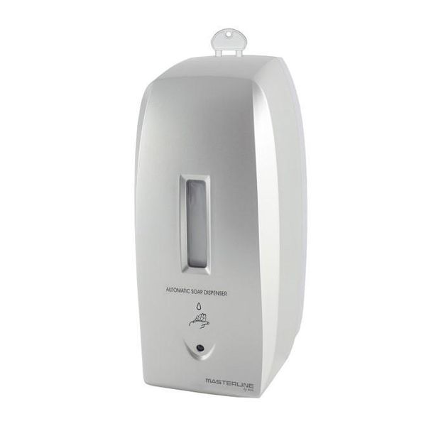 Distributore Automatico Di Sapone 500 Ml Sensore Infrarosso Satinato A Parete-image