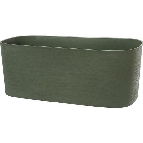Jardiniere + Riserva D'acqua - Garden Id Respect - Verdigris 50 X 17 Cm - 100 % Rifiuti Domestici - 100 % Riciclabile-image