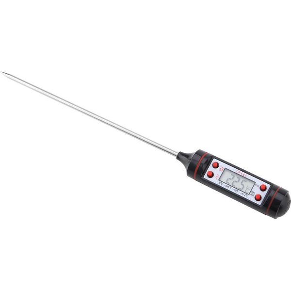 TP101 Termometro Da Cucina Digitale Lcd Per Alimenti Bbq Carne Sonda Di Cottura Strumento Di Temperatura Di Cottura-image