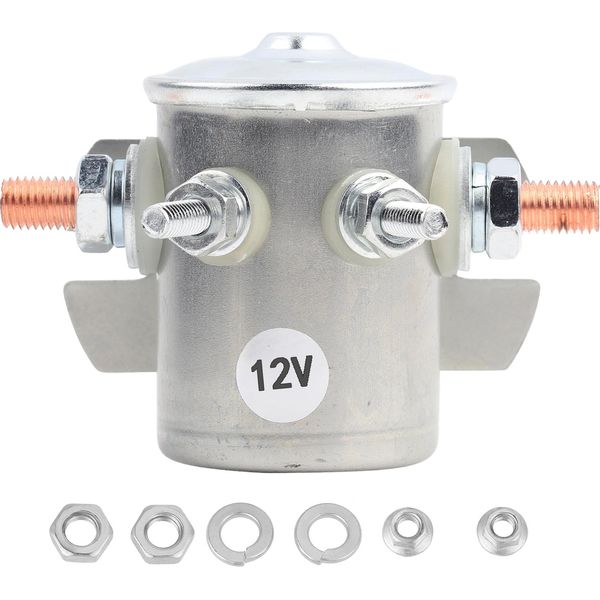 Relè Di Avviamento 12V 200A Piastra Posteriore Pompa Olio Avviamento Relè Interruttore Magnetico Normalmente Aperto-image