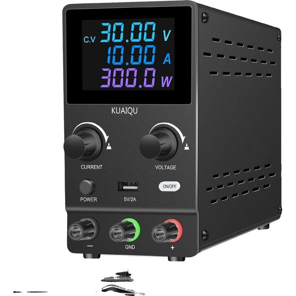 Alimentatore Da Laboratorio Regolabile, Uscita Fino A 30V, Corrente Fino A 10A, SPPS-B3010D 30V10A-image