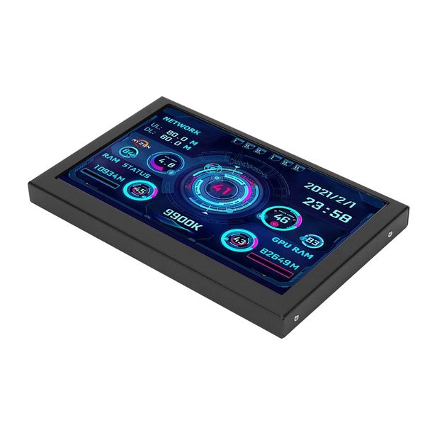 Pc Cpu Data Monitor 5 Pollici Ips Usb C Type Per AIDA64 Temperatura Display Gpu Ram-image