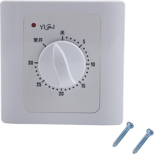 1 Pezzo Ac 220 V 10A 30 Min Di Tempo Elettrico Conto Alla Rovescia, Spina Del Timer Digitale, Interruttore Del Timer, Presa Di Controllo-image