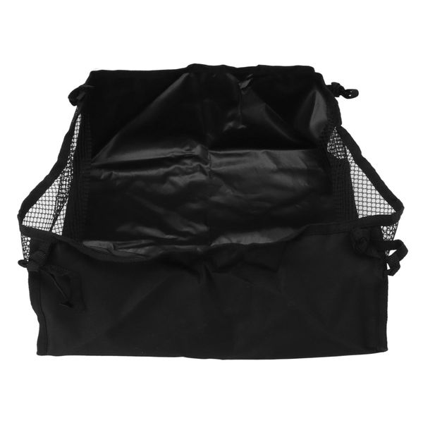 Borsa Sottosella Per Sedia A Rotelle, Tessuto Oxford 600D, Cestino Mobile Sotto Il Sedile Per Rollator, Nero-image