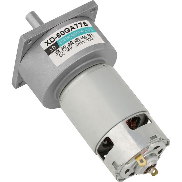 Motoriduttore Metallico Micro Cc Da 35 W, Velocità Regolabile In Senso Orario/Antiorario (24 V, 600 Giri/Min.)-image