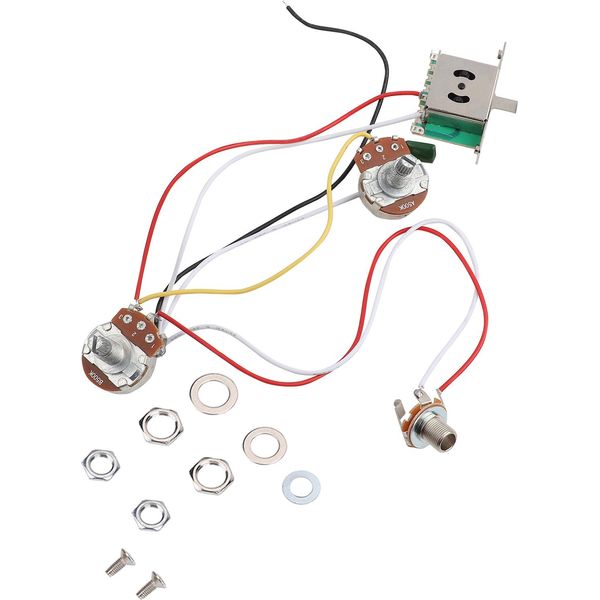 Cablaggio A 3 Vie Per Chitarra, Cablaggio A Basso Rumore, Durevole, Pratico, Semplice Da Usare, Facile Da Installare Per Chitarre Elettriche-image
