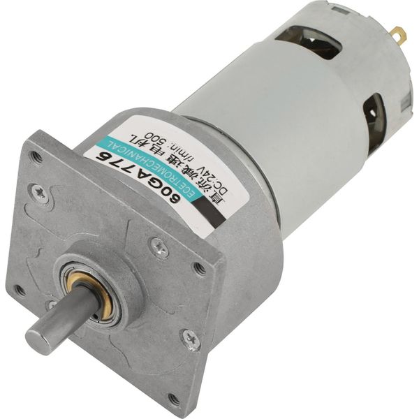Motoriduttore Metallico Micro Cc Da 35 W, Velocità Regolabile In Senso Orario/Antiorario (24 V, 500 Giri/Min.)-image