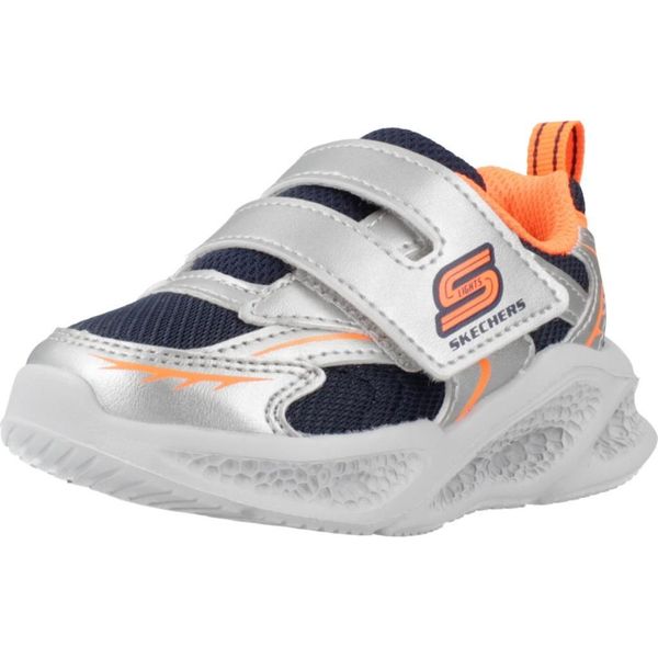 Sneakers Del Marchio Skechers Del Modello Meteorlights Glow Argentato-image