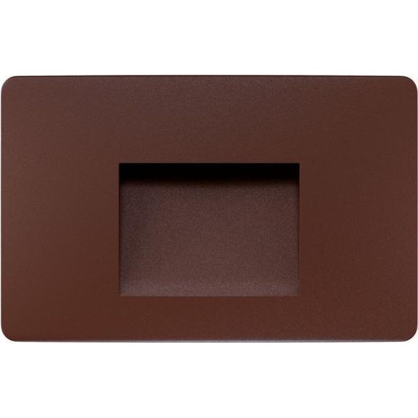 Beneito & Faure - Luce Da Incasso Segnapasso Led Mis Sq Wall 3W - Segnapasso Da Parete Squadrato IP65 Switch 2700K/3200K/4000K - Corten-image
