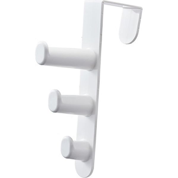 Gancio Per Porta Senza Foratura Salvaspazio Sopra La Porta Appendiabiti Portasciugamani Per Camera Da Letto Bagno-image