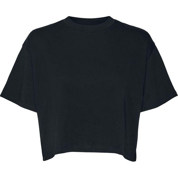 Noisy May T-Shirt Donna Nmalena S/S O-NECK Semi Crop Top Noos Nero L-image