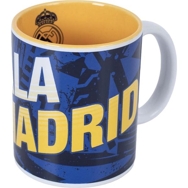 Real Madrid Cf - Tazza Da Caffè "Hala Madrid"" TA13464 (Taglia Unica) (Blu/Giallo)"-image