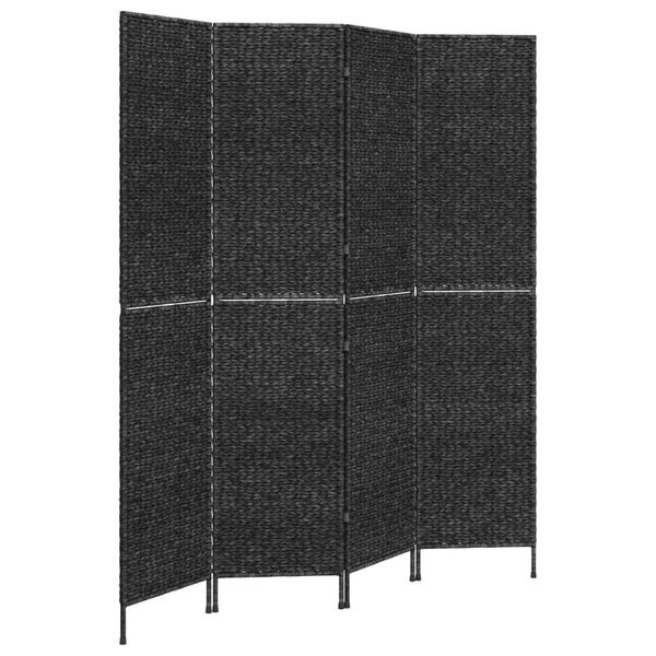 Syfax™ Divisorio Ambienti 4 Pannelli Nero 163X180Cm Giacinto D'acqua-image