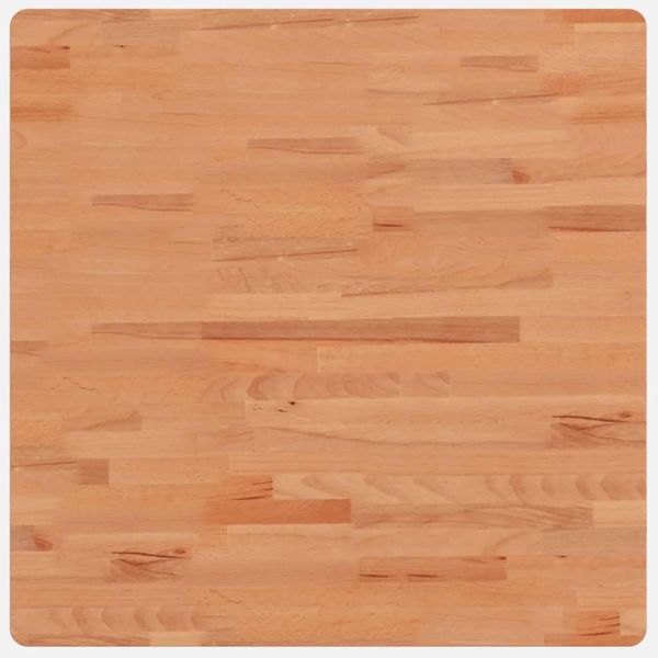 Syfax™ Piano Per Tavolo 70X70X4 Cm Quadrato Legno Massello Di Faggio-image