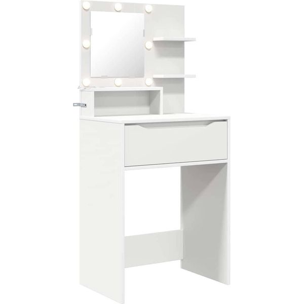 Syfax™ Tavoli Da Trucco Per Camera Da Letto Bianco 80 X 39,6 X 135 Cm-image