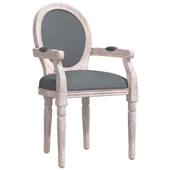 Syfax™ Sedia Da Pranzo Grigio Scuro 54X56X96,5 Cm Tessuto-image