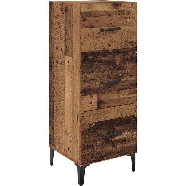 Syfax™ Credenza Legno Vecchio 34,5 X 34 X 90 Cm Legno Multistrato-image
