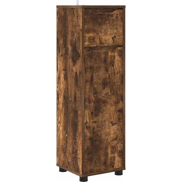 Syfax™ Mobile Da Bagno Con Cassetto Rovere Fumé 30,5 X 30 X 101 Cm-image