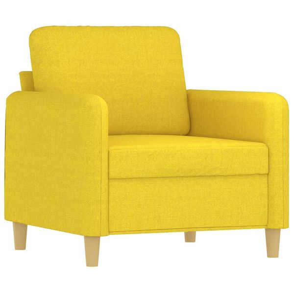 Syfax™ Poltrona Giallo Chiaro 60 Cm In Tessuto-image