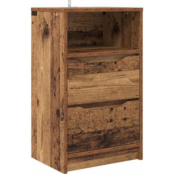 Syfax™ Comodino Legno Vecchio 40 X 30 X 467 Cm Legno Multistrato-image