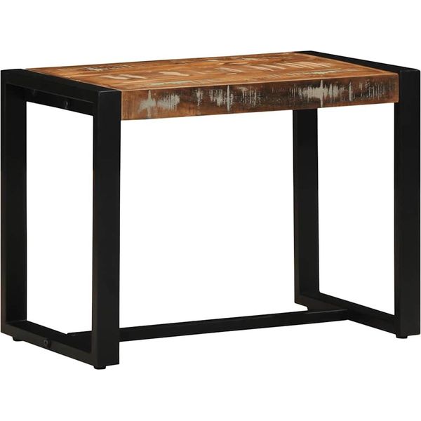 Syfax™ Panca Multicolore 60X35X45 Cm In Legno Massello Recupero-image