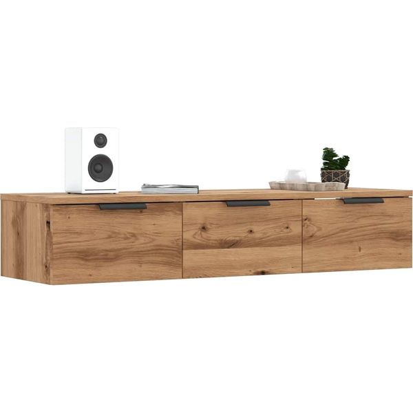 Syfax™ Armadietto A Muro Rovere Artigianale 102X30X20 Cm In Truciolato-image