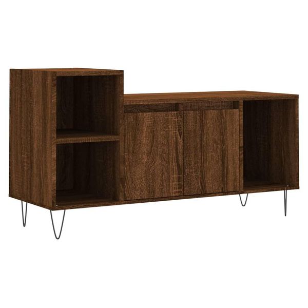 Syfax™ Mobile Tv Rovere Marrone 100X35X55 Cm In Legno Multistrato-image
