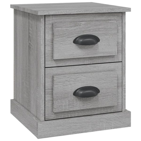 Syfax™ Comodino Grigio Sonoma 39X39X47,5 Cm In Legno Multistrato-image
