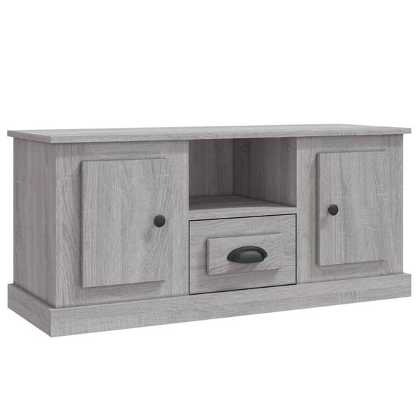 Syfax™ Mobile Tv Grigio Sonoma 100X35,5X45 Cm In Legno Multistrato-image