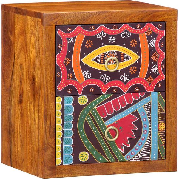 Syfax™ Armadio Da Notte Con Cassetto Marrone 35 X 30 X 40 Cm-image