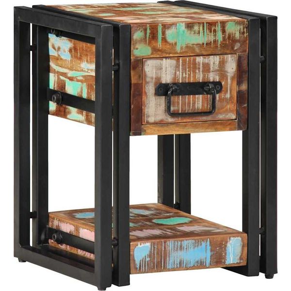Syfax™ Armadio Da Notte Con Cassetto Multicolore 30 X 30 X 40 Cm-image
