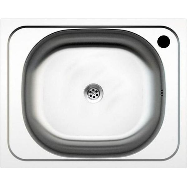 Lavello Incasso Monovasca Acciaio Inox N205AS 40X50-image