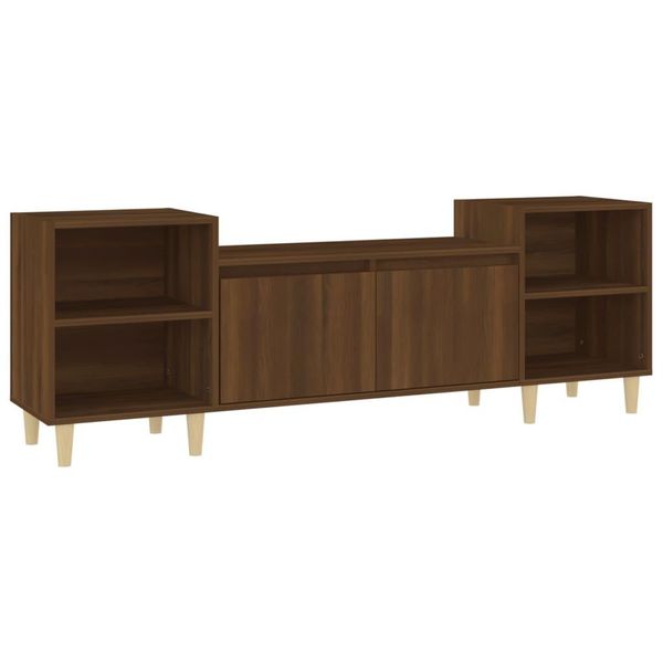 Syfax™ Mobile Tv Rovere Marrone 160X35X55 Cm In Legno Multistrato-image
