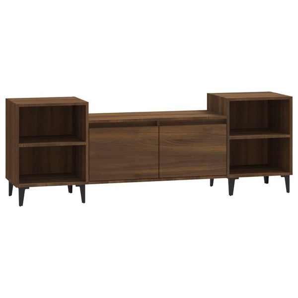 Syfax™ Mobile Tv Rovere Marrone 160X35X55 Cm In Legno Multistrato-image