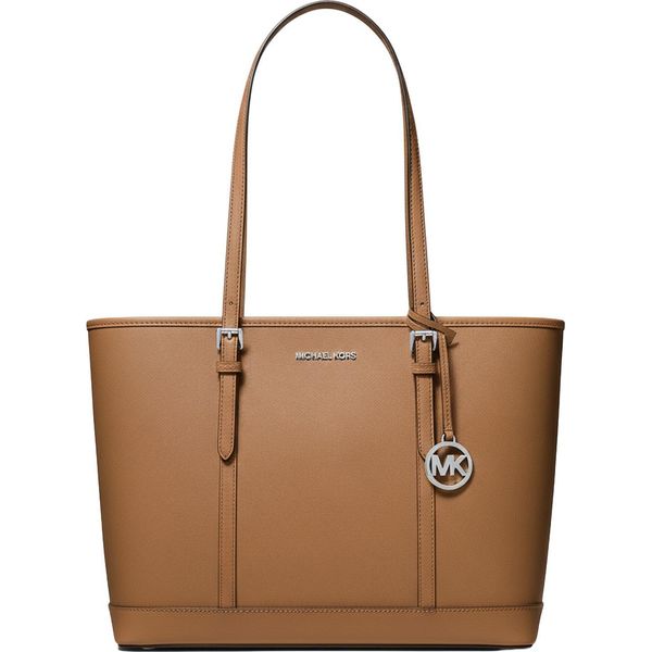 Michael Kors Jet Set Travel Tote Grande In Pelle Saffiano 35T0STVL9L-PEANUT-image