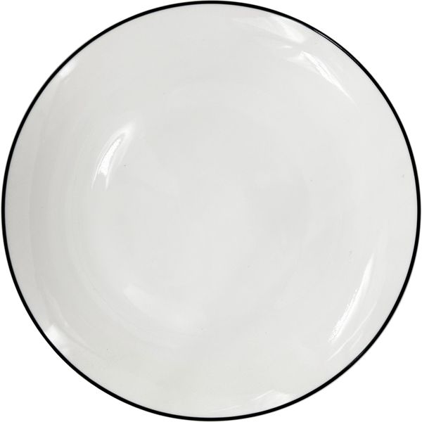 Piatto Basso In Porcellana Linea Black, ø 27 Cm, Linea Nera-image