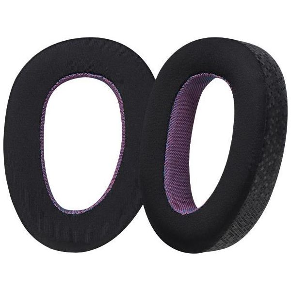 Inf Cuscinetti Di Ricambio Compatibili Con Cuffie Epos H3 E H3Pro Hybrid - Cuscinetti Auricolari Ice-Feeling (Nero Viola), 2 Pezzi-image