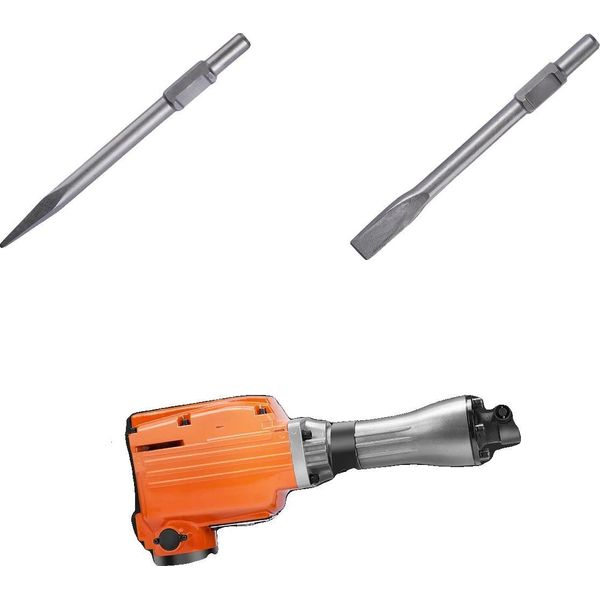 Martello Demolitore, Costruzione Pesante, Potente Energia D'impatto, 2200W 2 Punte A Scalpello-image