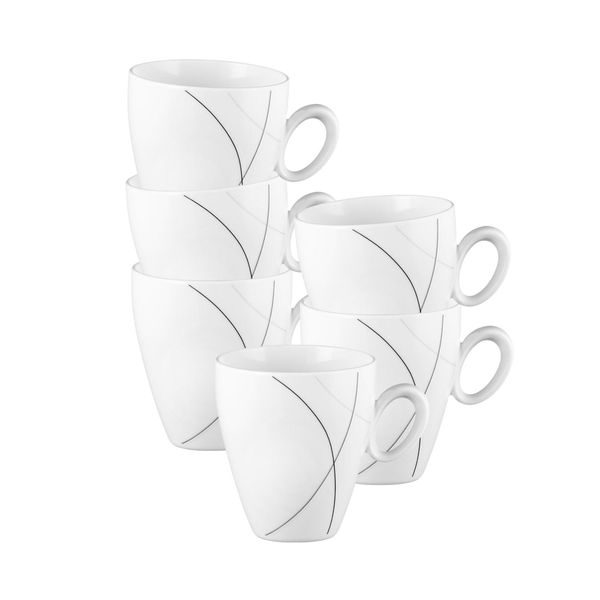Seltmann Weiden Becher Mit Henkel Trio Highline 0,3 L 6Er Set-image