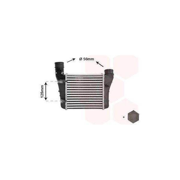 Van Wezel 03004333 - Intercooler Oe 8E0 145 805 Aa Per A4 (8H), A4 (8E), Exeo (3R)-image