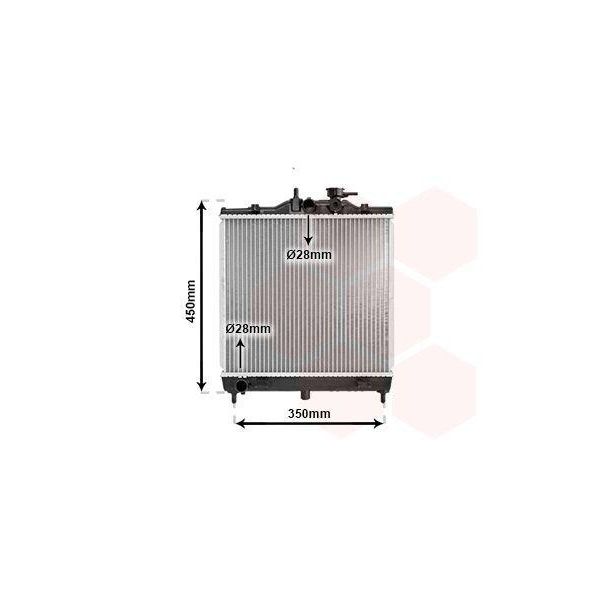 Van Wezel 83002064 Radiatore Acqua Radiatore Motore Per Kia Picanto (Sa)-image