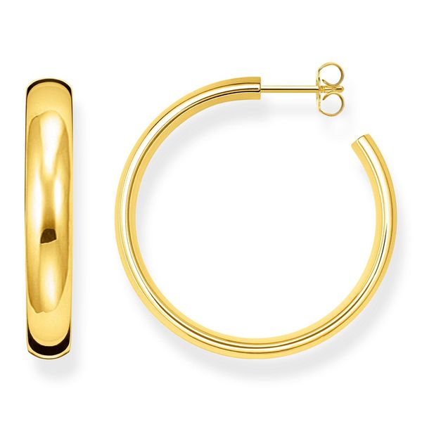 Thomas Sabo - CR640-413-39 - Creoli - Donna - Argento 925 Placcato Oro Giallo 18K-image