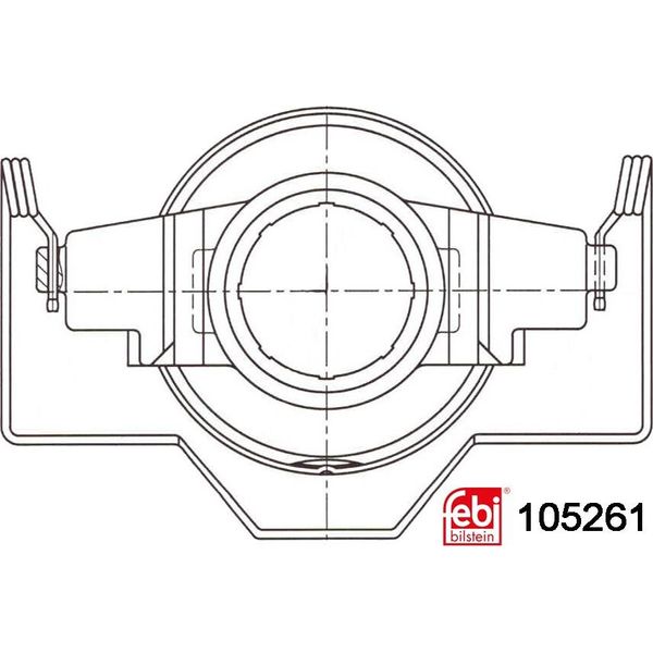 Febi Bilstein Cuscinetto Di Disinnesto Per Volvo 8700 105261-image