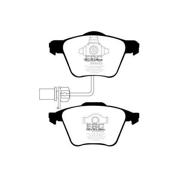 Ebc Brakes Pastiglie Freno Pastiglie Freno Anteriori DP1495-image