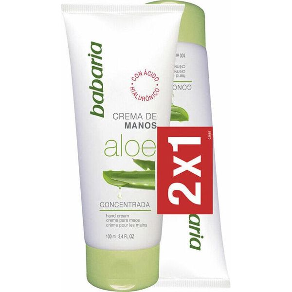 Babaria Crema Mani All'aloe Vera Lotto 2 X 75 Ml-image