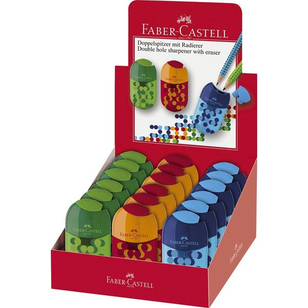 Faber-Castell 183517 FABER-CASTELL Two Tone Temperino Doppio, In Esposizione-image