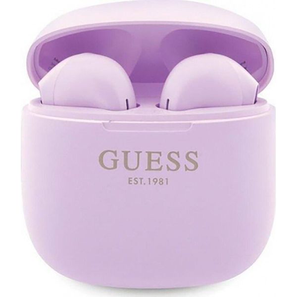 Cuffie Bluetooth Guess Gutwst26Psutws + Docking Station Viola/Purple Classic Est Logo-image
