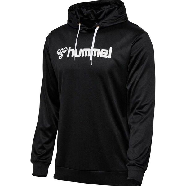 Hummel Hmllogo Felpa Con Cappuccio - Nero, Taglia:Xxl-image