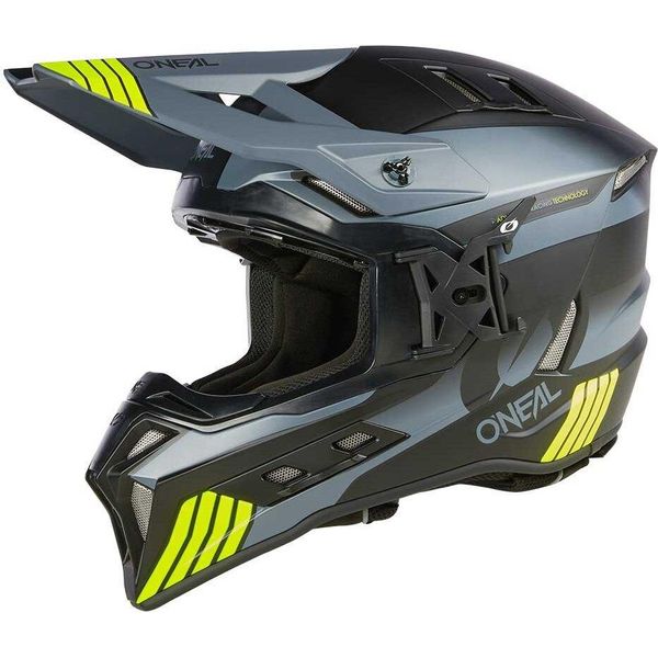 O´Neal Casco EX-SRS Hitch Nero/Grigio/Giallo Xs (53/54 Cm)-image