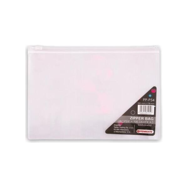 Busta Con Chiusura A5 PP-P54 Trasparente Penmate-image